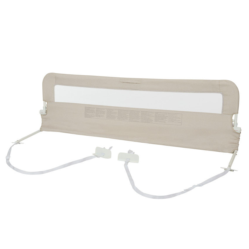 Barrière de lit filet avec poche 150 cm beige 