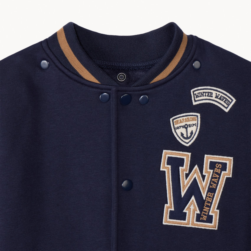 Veste à capuche et col teddy contrecollé garçon 