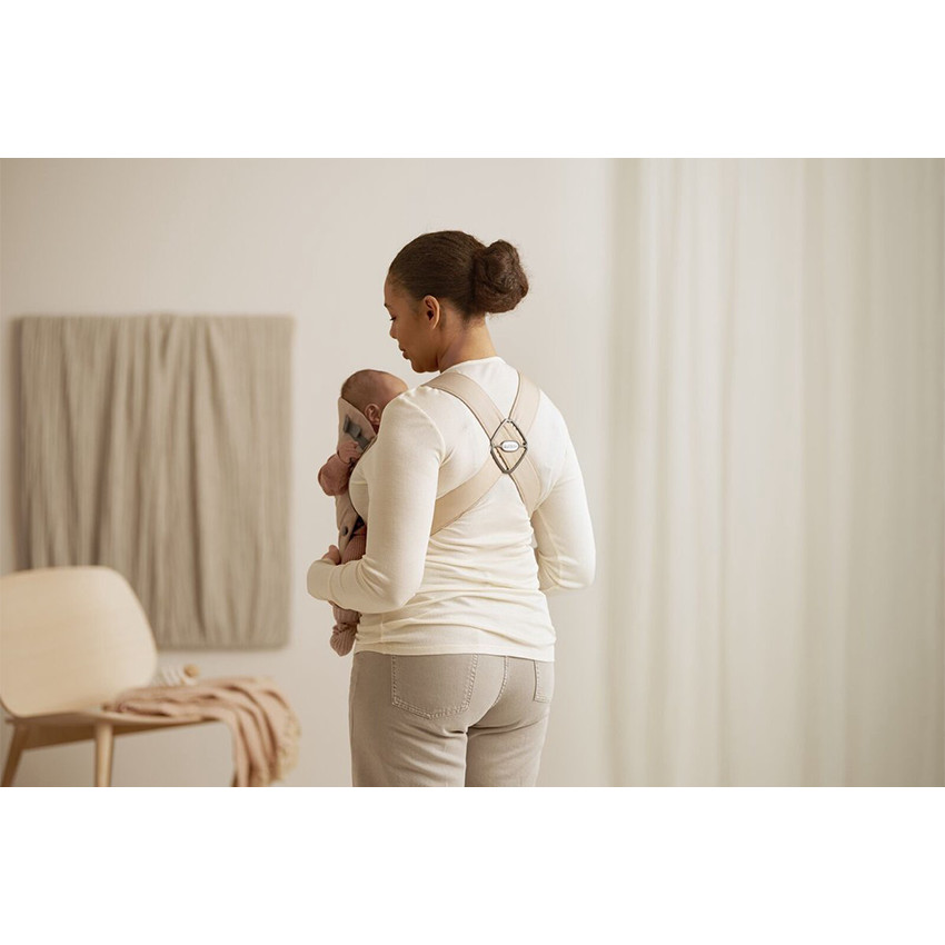 Porte bébé Mini tissé Beige 