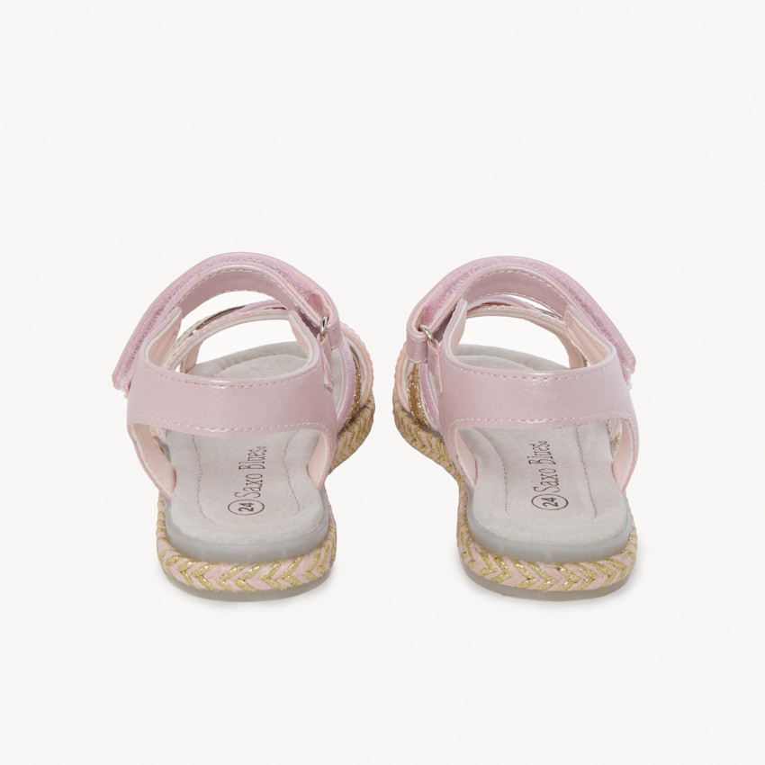 Lila glitter sandalen voor meisjes 