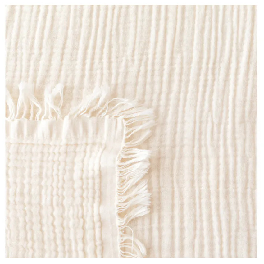Couverture Swaddle mousseline - Ecru - 80x100 cm 
