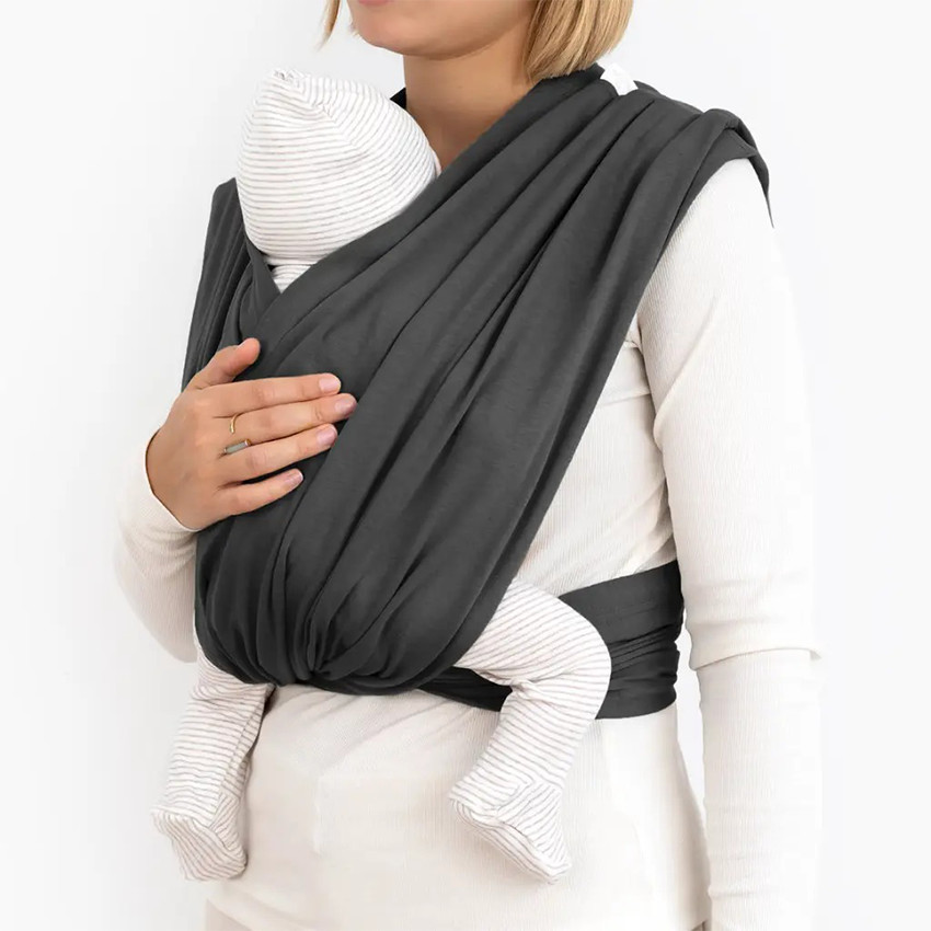 Porte bébé Echarpe Duo -T2- Graphite 