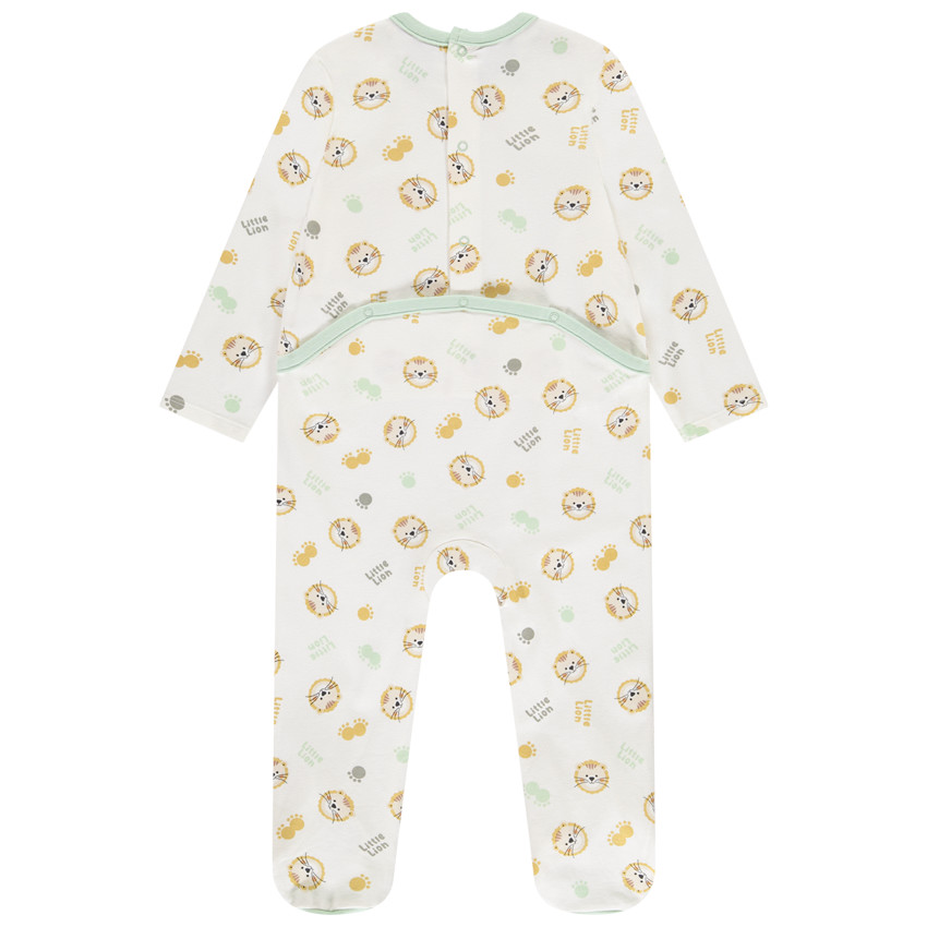 Lot de 3 dors-bien motifs lion pour bébé garçon avec ouvertures différentes selon l'âge 