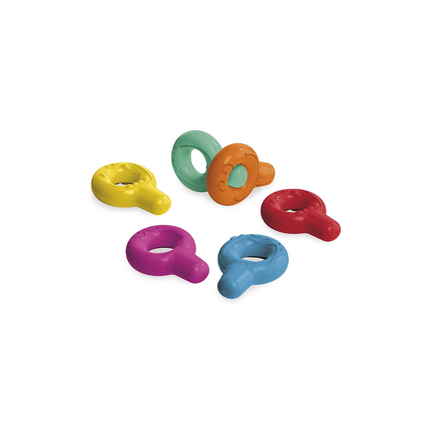 Set van 6 waskrijtjes Mes premiers crayons voor kleine handjes 