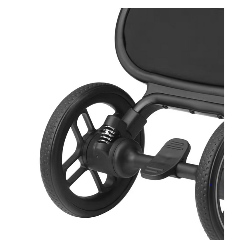 Poussette Leona 2 ultra compacte - Essential Black/Black leather 