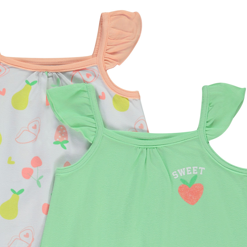 Lot de 4 combishorts fantaisie pour bébé fille 