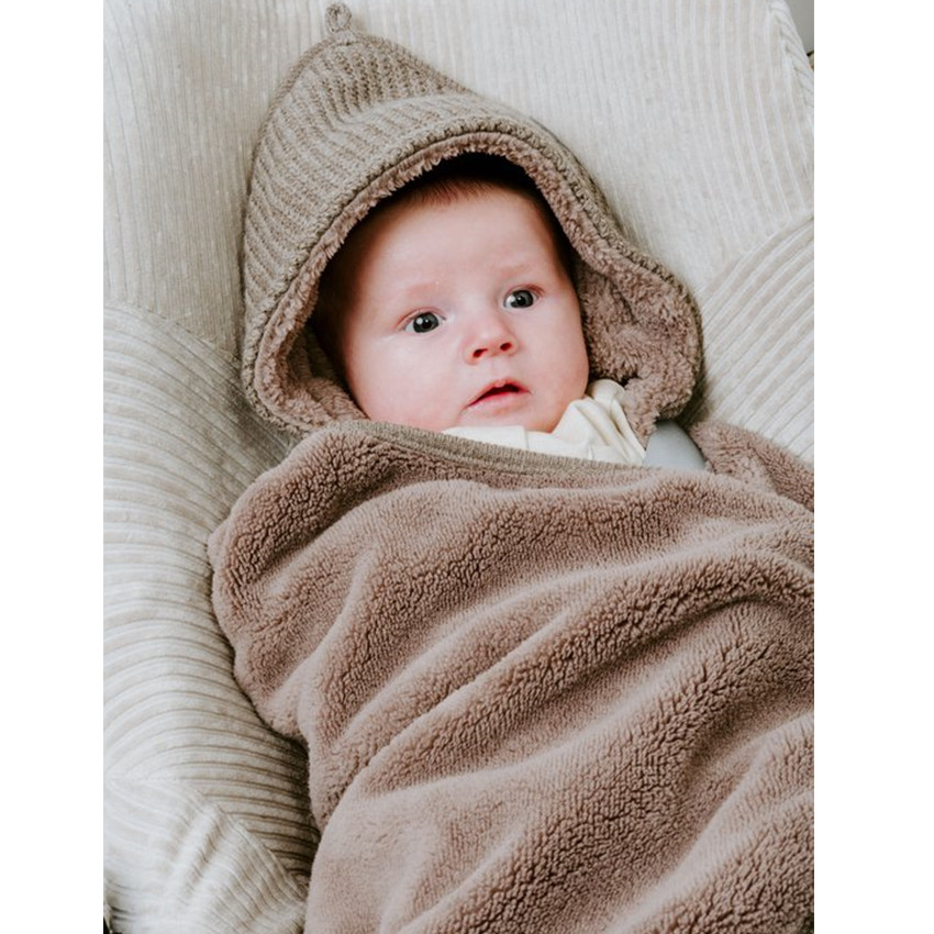 Couverture à emmailloter Cozy Gris poussiéreux 