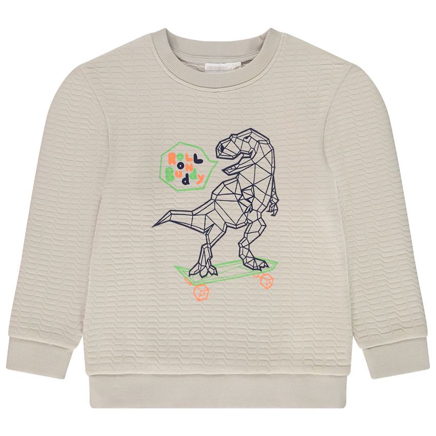 Fleece sweatshirt met fantasieprint voor jongens 