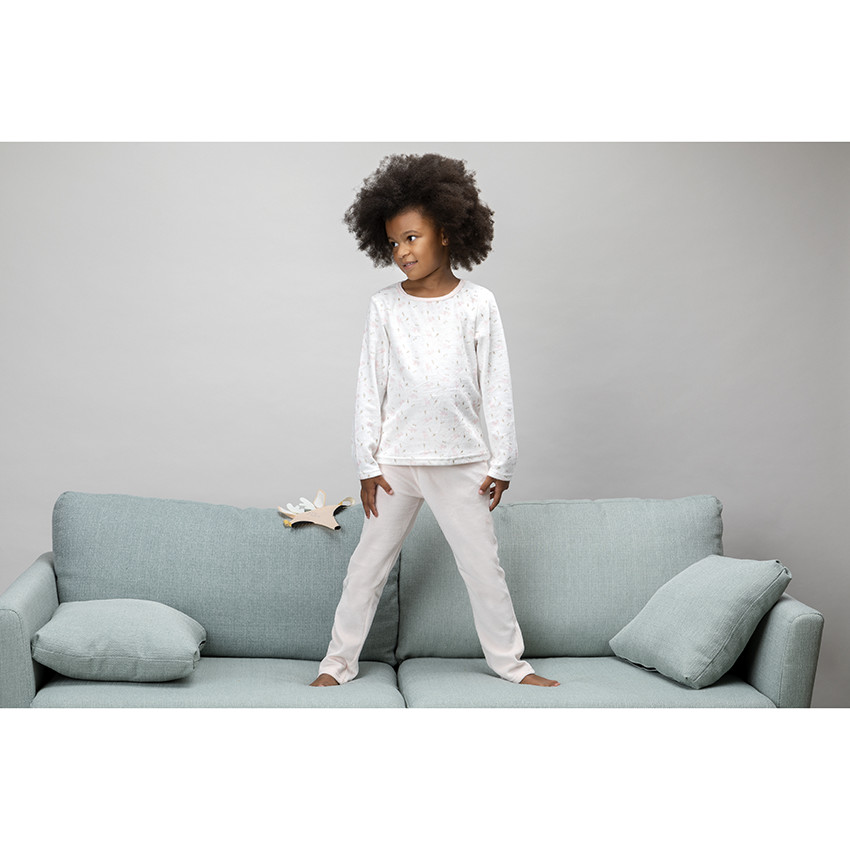 Fluweel pyjama met hertmasker voor meisjes 