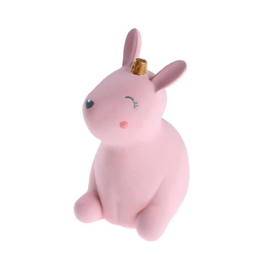 Hochet de bain en caoutchouc Lapin rose 