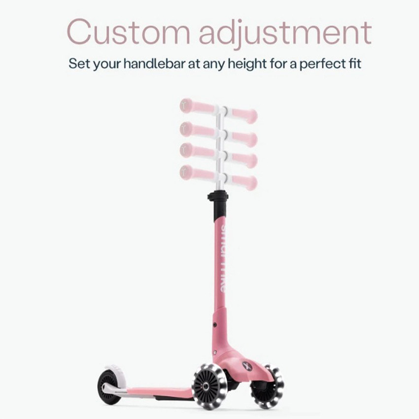 Trottinette 3 roues Xtend Mini+ scooter 2-9ans Rose 