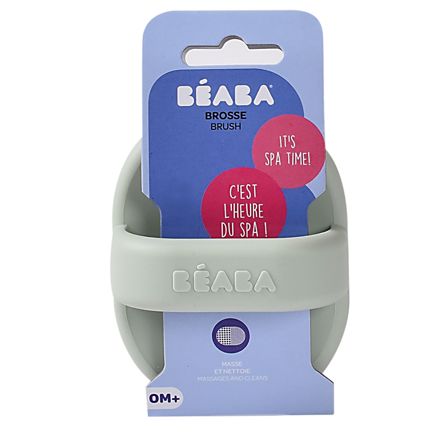 Borstel in silicone Misty Green 