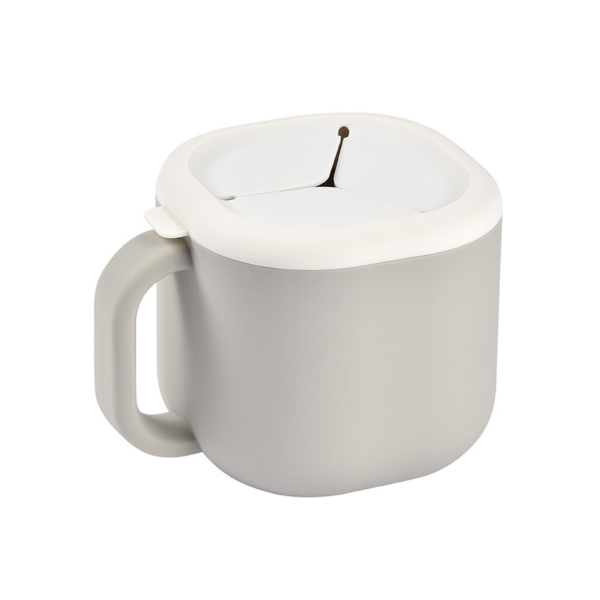 Tasse Pick & Snack en silicone velcet grey 