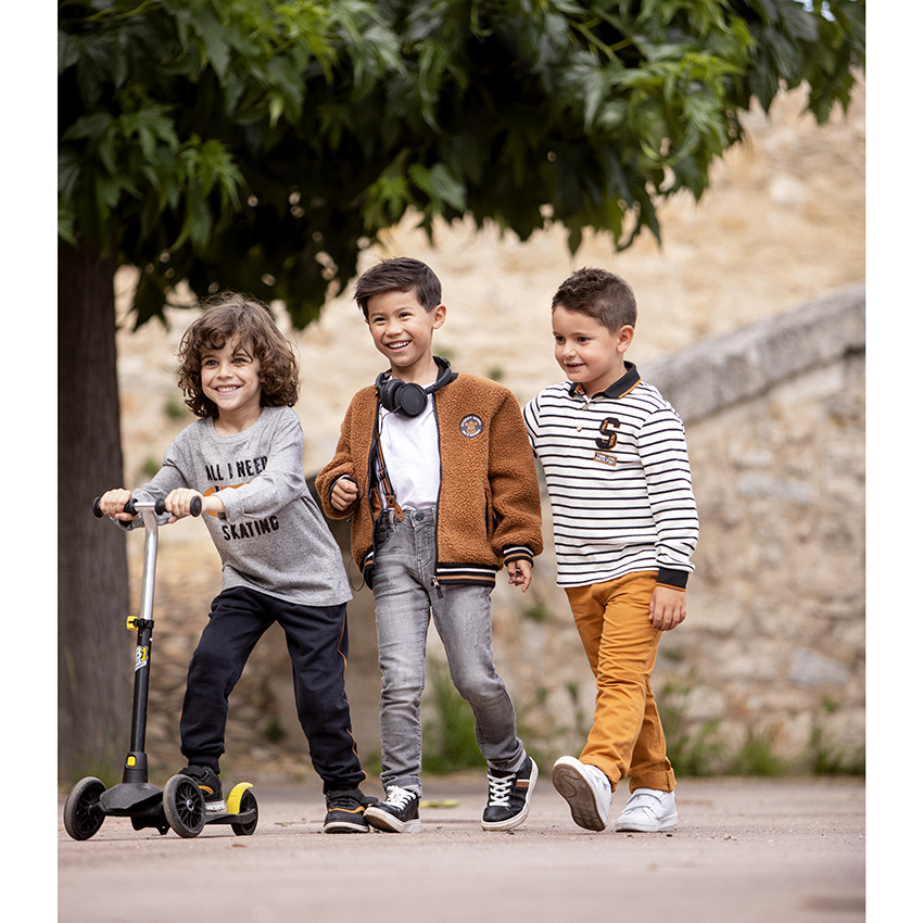 Pantalon de jogging uni en molleton 