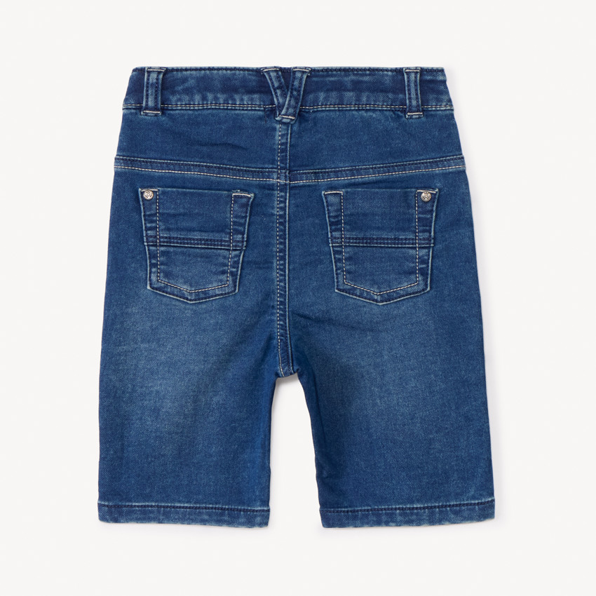 Bermuda effet jean froissé pour bébé garçon 