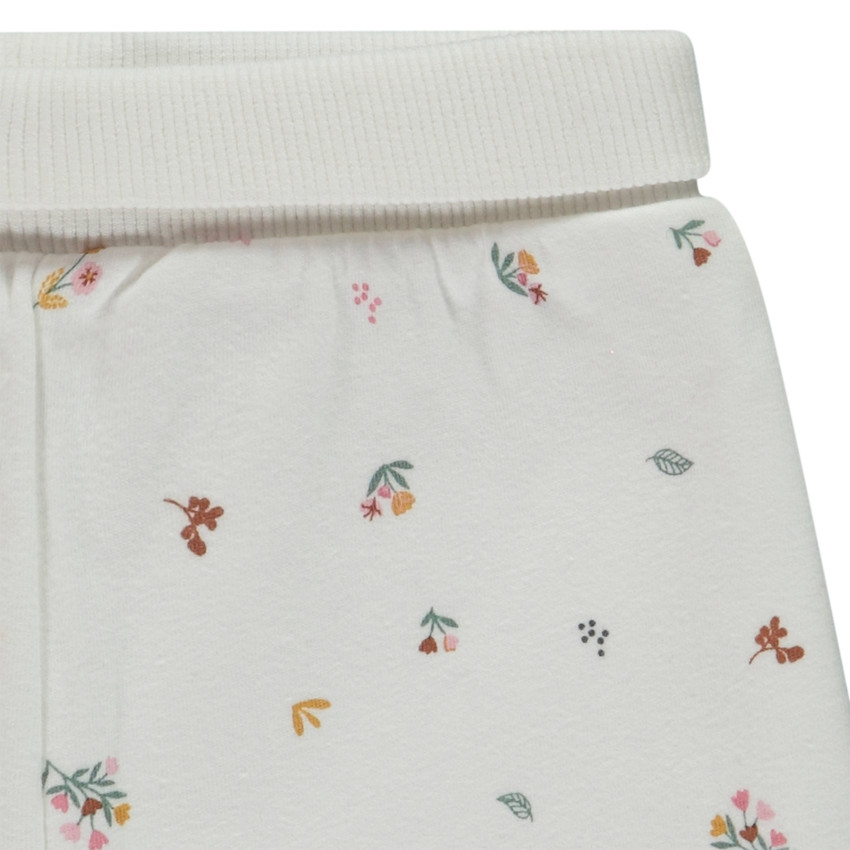 Ensemble long t-shirt fantaisie + pantalon pour bébé fille 