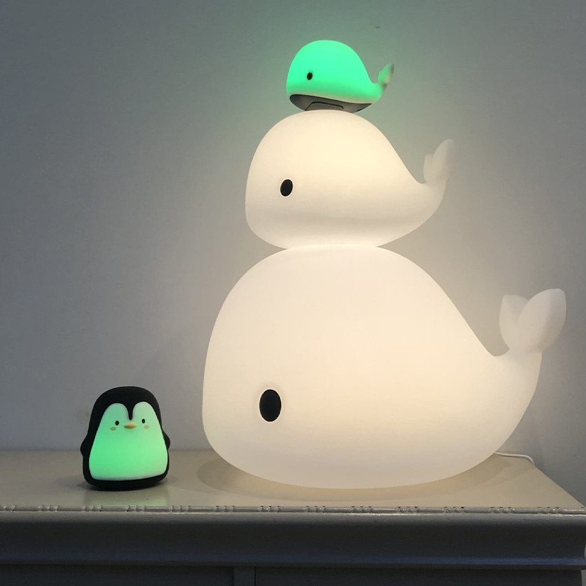 Grande veilleuse - Christian la baleine 