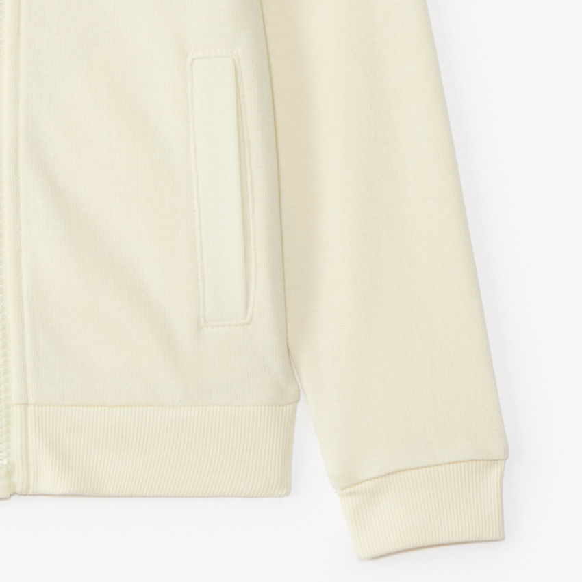 Effen fleece vest met capuchon voor meisjes 