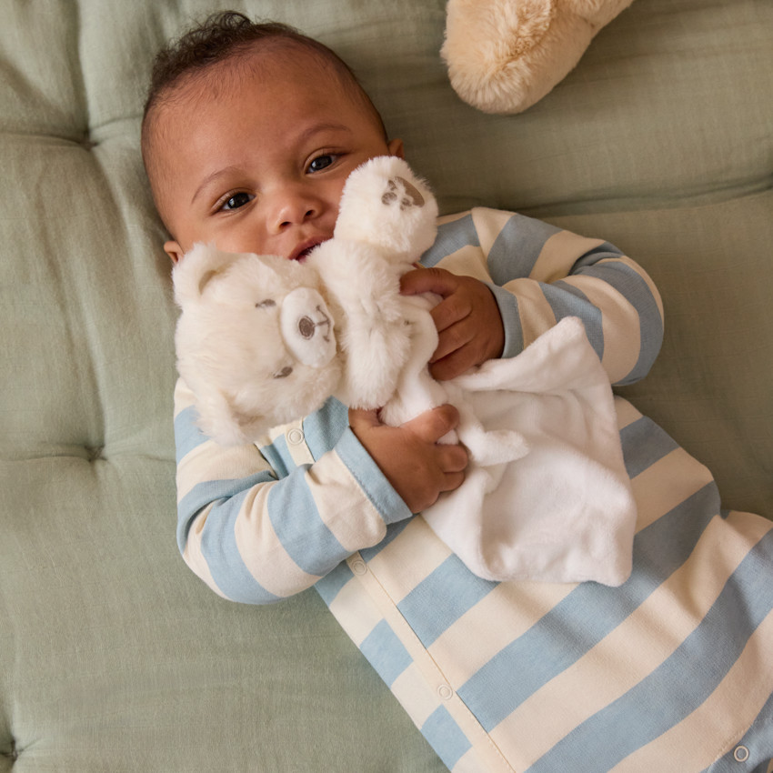 Lot de 2 dors-bien singe fantaisie en molleton pour bébé garçon avec ouvertures différentes selon l'âge 