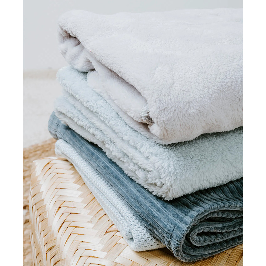 Deken babybed Cozy Stofgrijs 