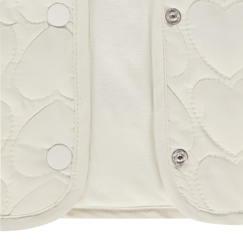 Veste en toile matelassée pour bébé fille 