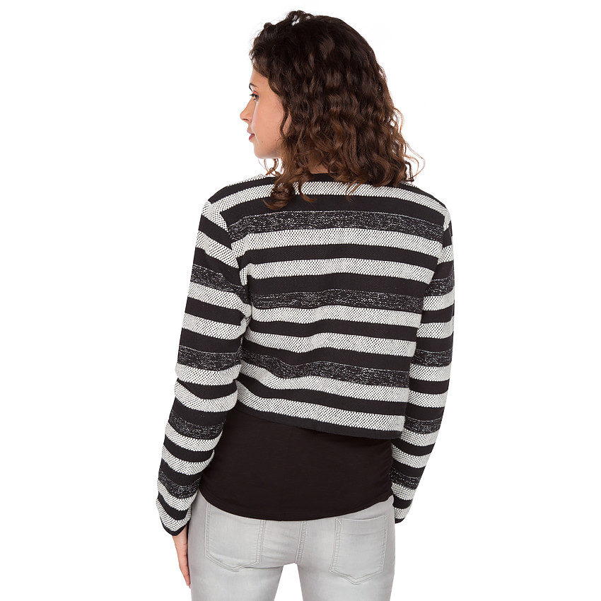 Zwangerschapsvest met jacquardstrepen 