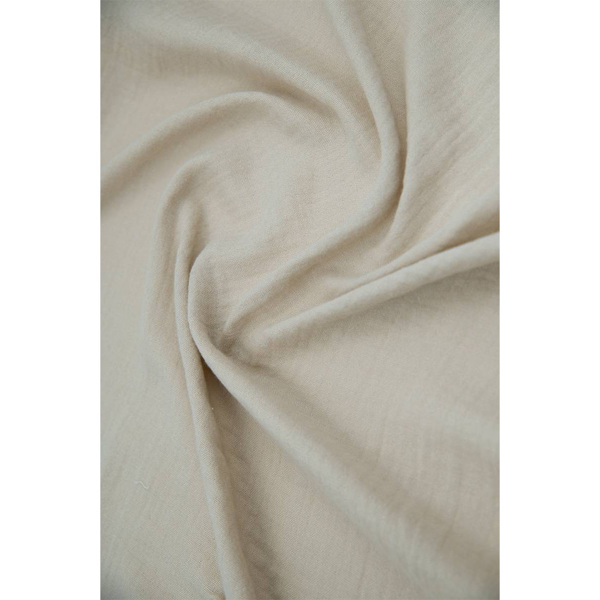 Lot de 2 Langes mousseline 120X120cm multi-usages Amande/Abeille  