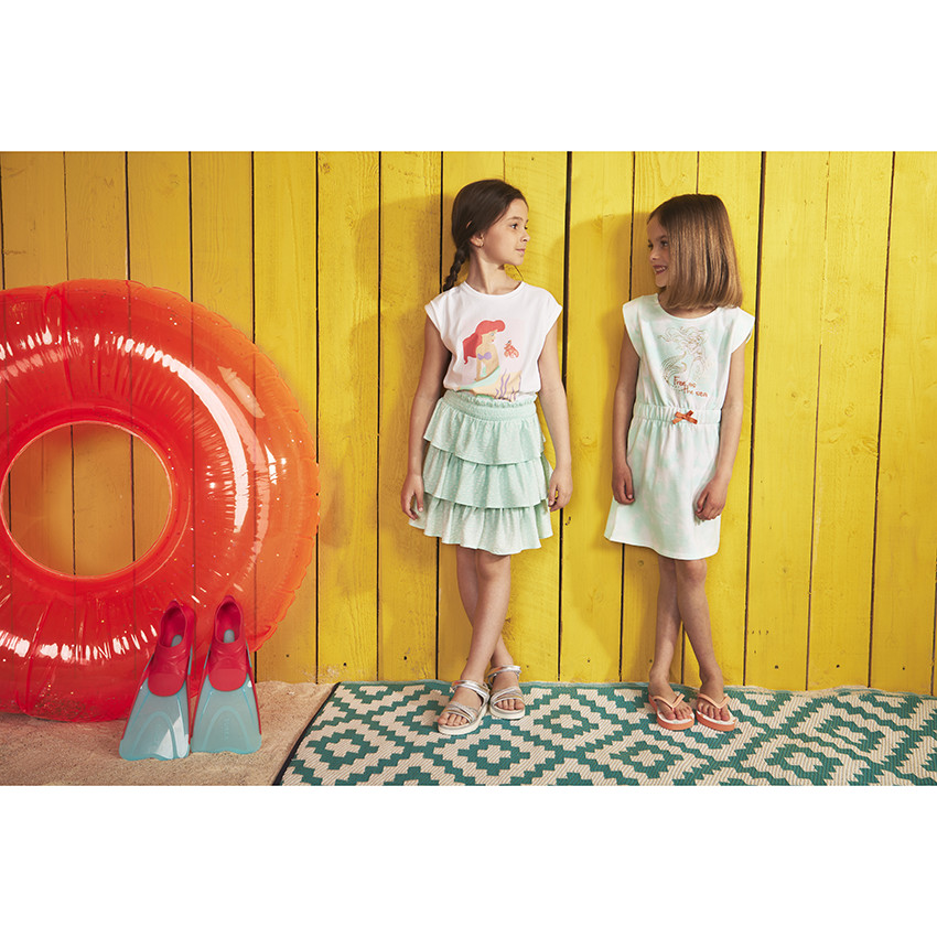 Fleece jurk met print van Ariel Disney voor meisjes 