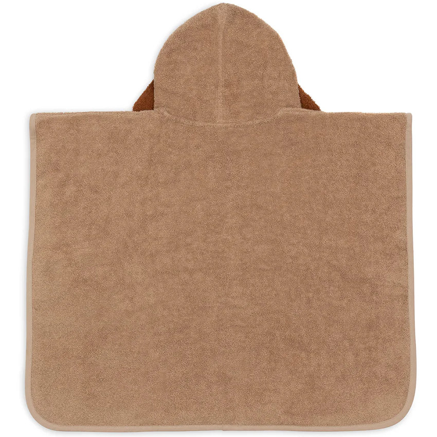 Poncho de bain éponge - Diego le chien - Biscuit - 75x75 cm 