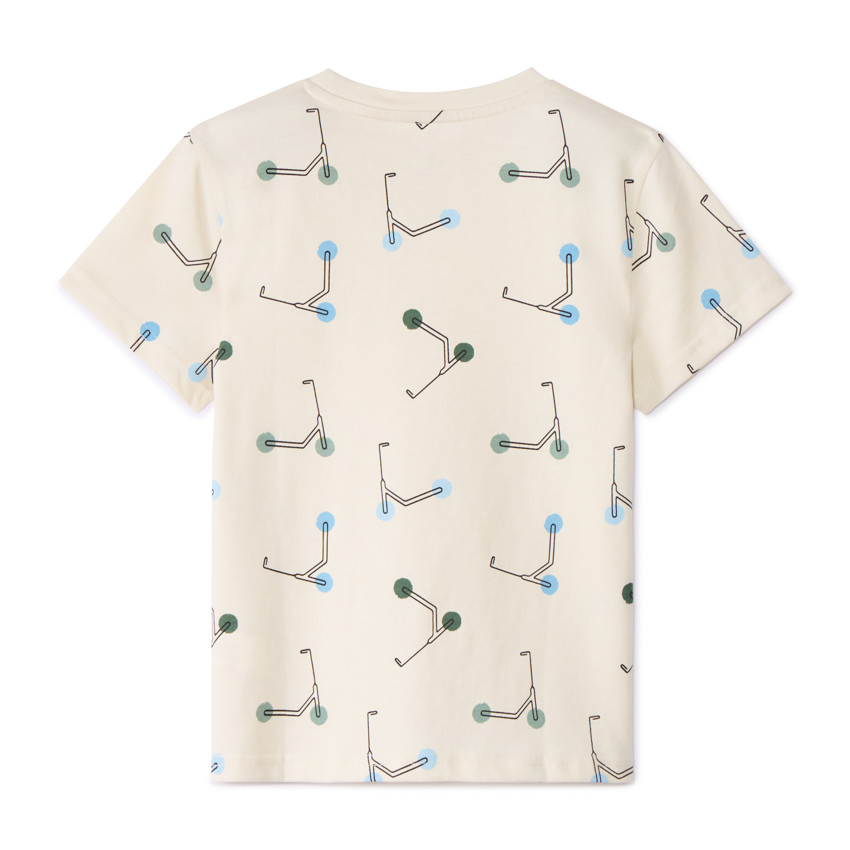 T-shirt manches courtes imprimé trottinettes pour garçon 