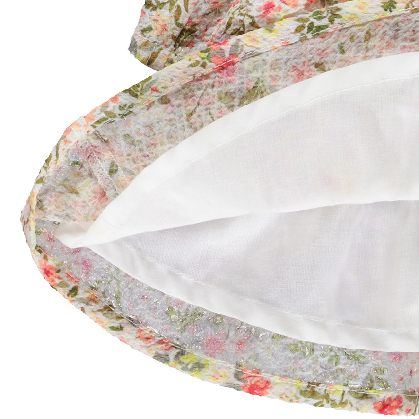 Jupe volantée imprimé végétal pour fille 