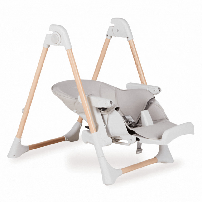 Meegroeistoel Papum Wit/Naturel 