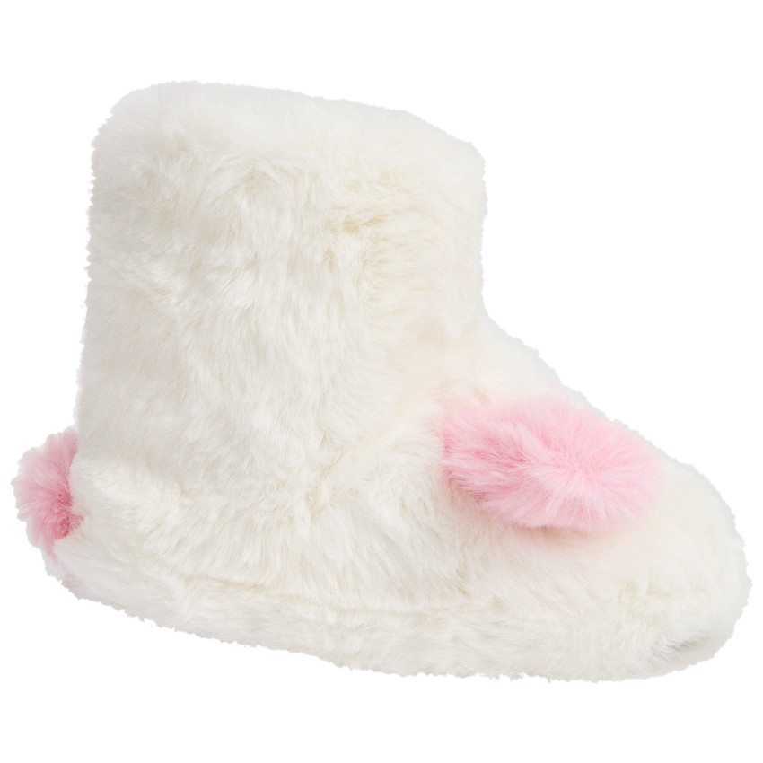 Pantoffels laarzen met faux fur voor meisjes 