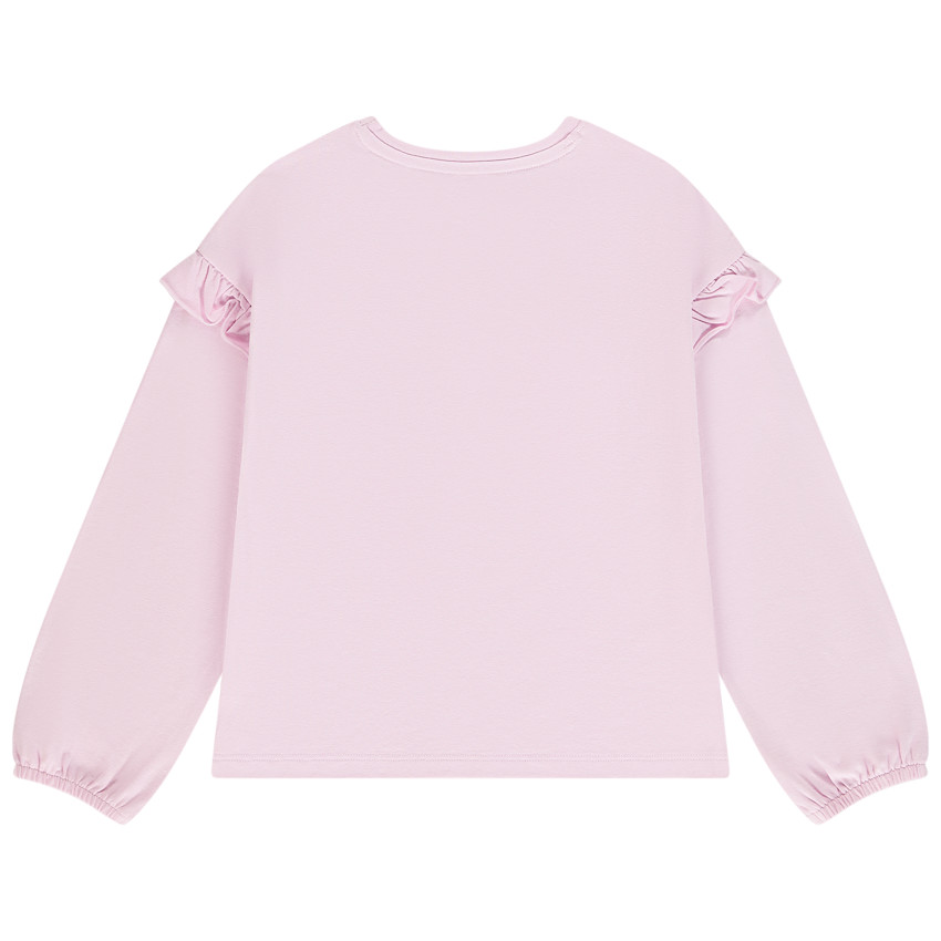 T-shirt met lange mouwen en magische pailletten voor meisjes 