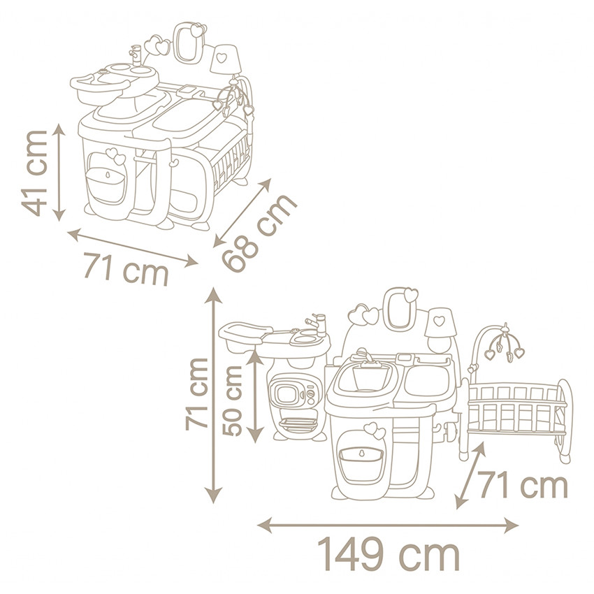 Baby-Nurse Grote Babycrèche 
