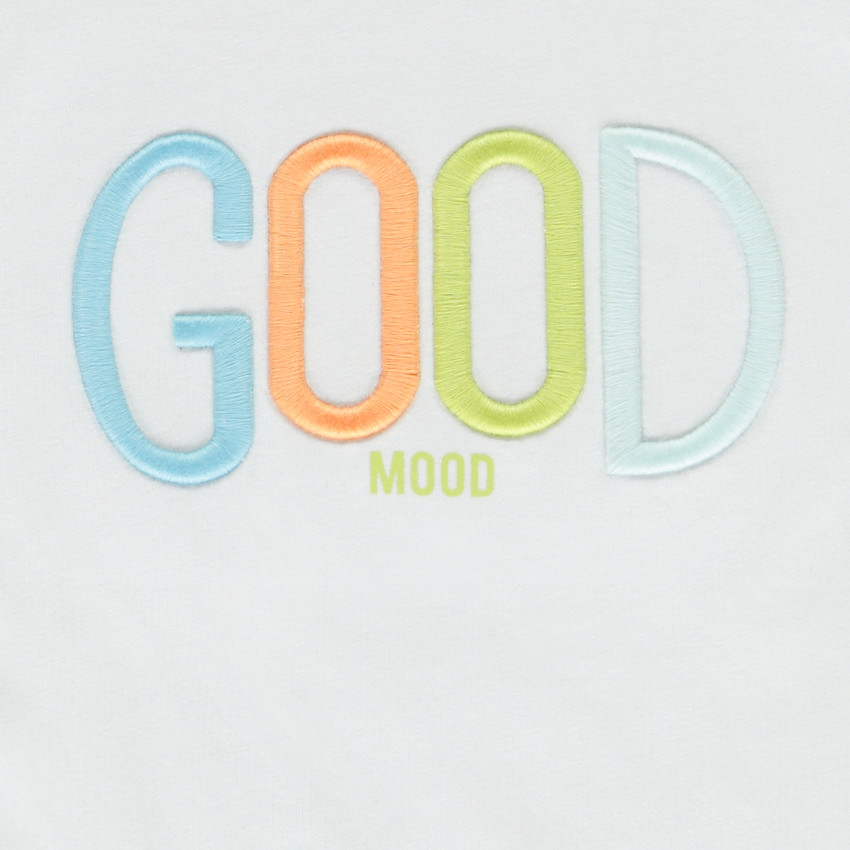 T-shirt manches courtes à broderie 3D pour garçon 