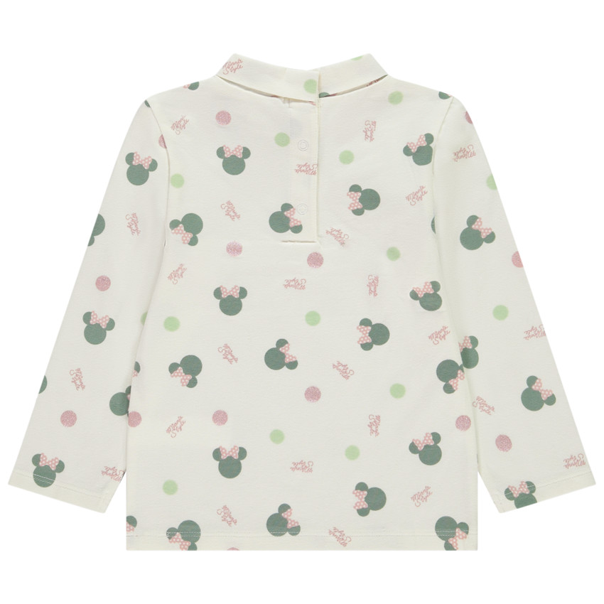 Sous-pull col cheminée imprimé Minnie Disney pour bébé fille 