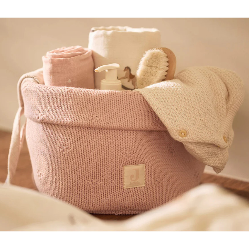 Panier de rangement Cosy Knit Wild Rose  