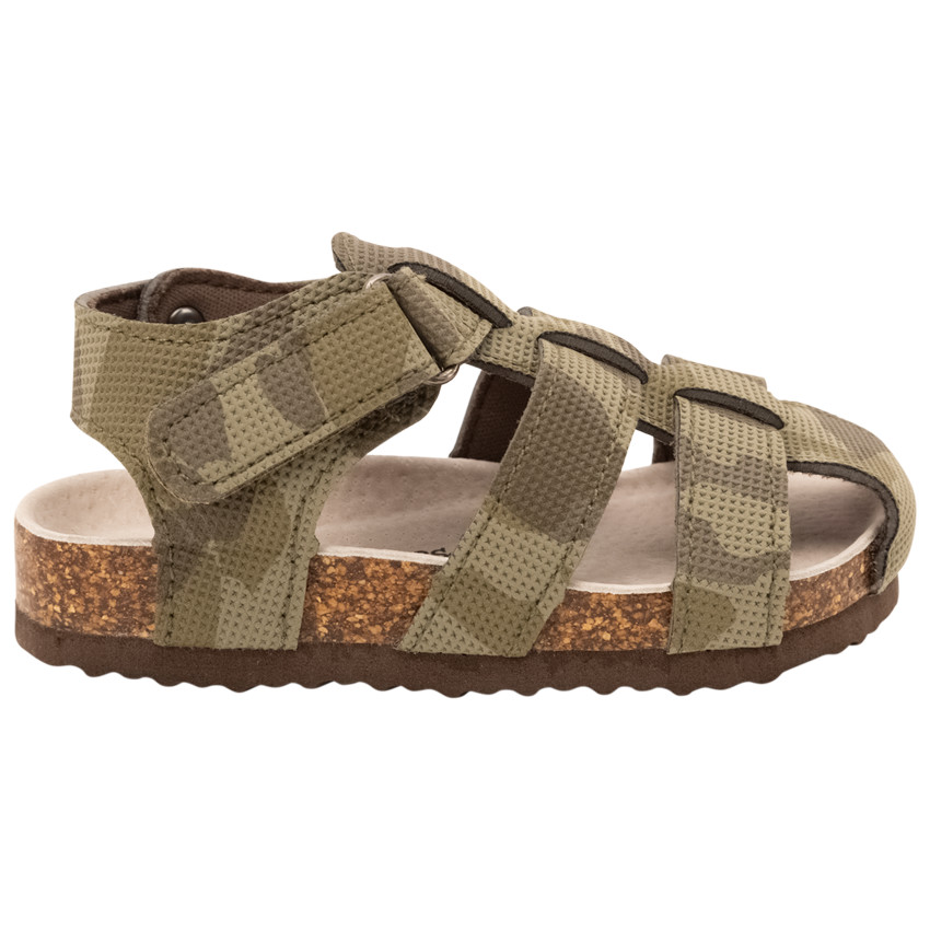 Sandalen met klittenband camouflageprint voor baby jongen 