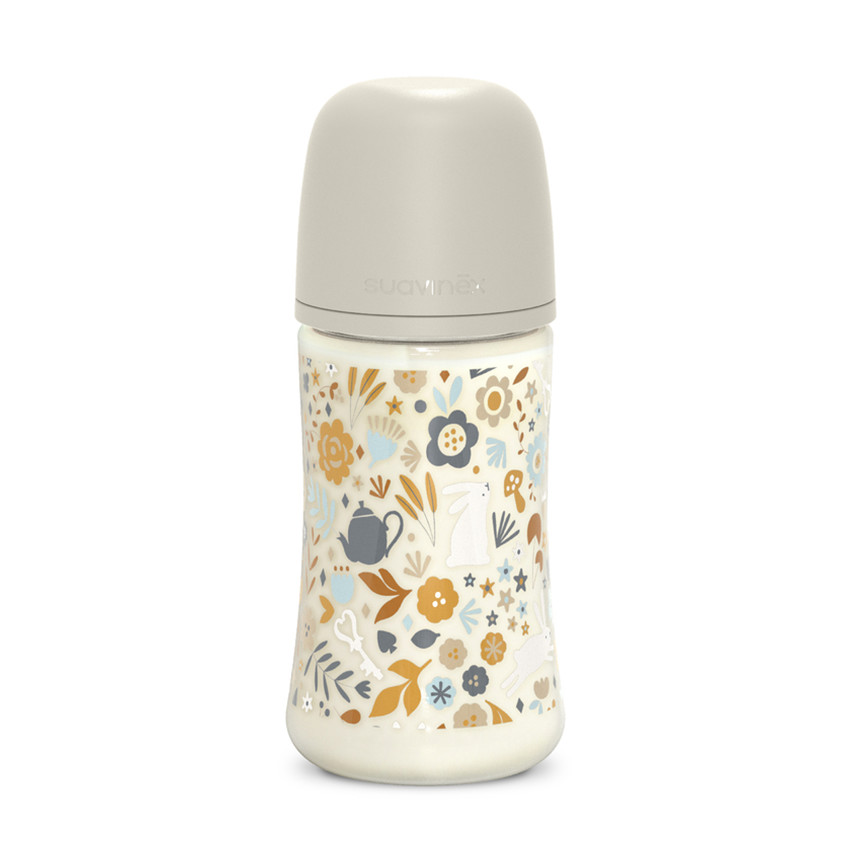 Biberon avec tétine symétrique SX Pro M 270ml Wonderland Beige 