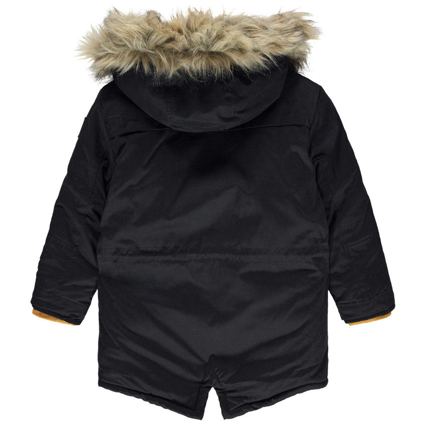 Parka 2 en 1 doublée sherpa pour enfant garçon 