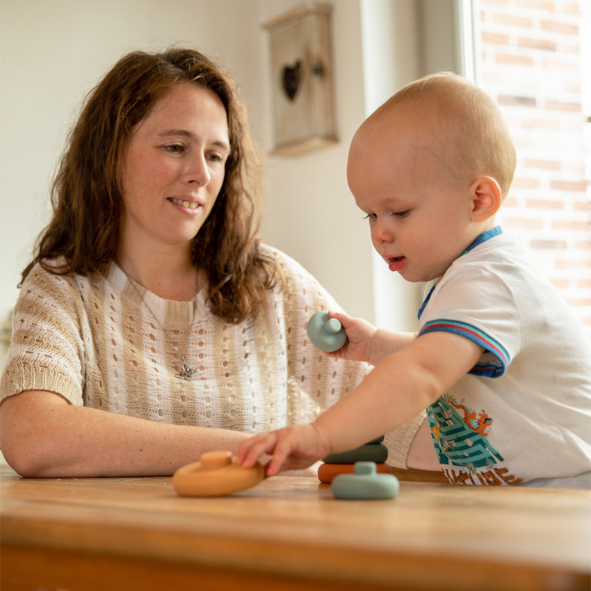 Tour à empiler en silicone 