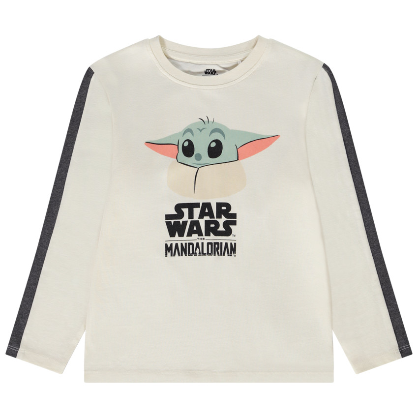 T-shirt manches longues print Star Wars Disney pour garçon 