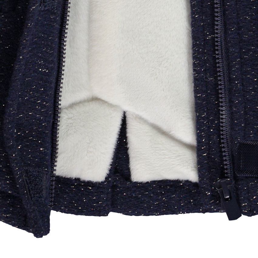 Jas van lurex met glitters voor meisjes 