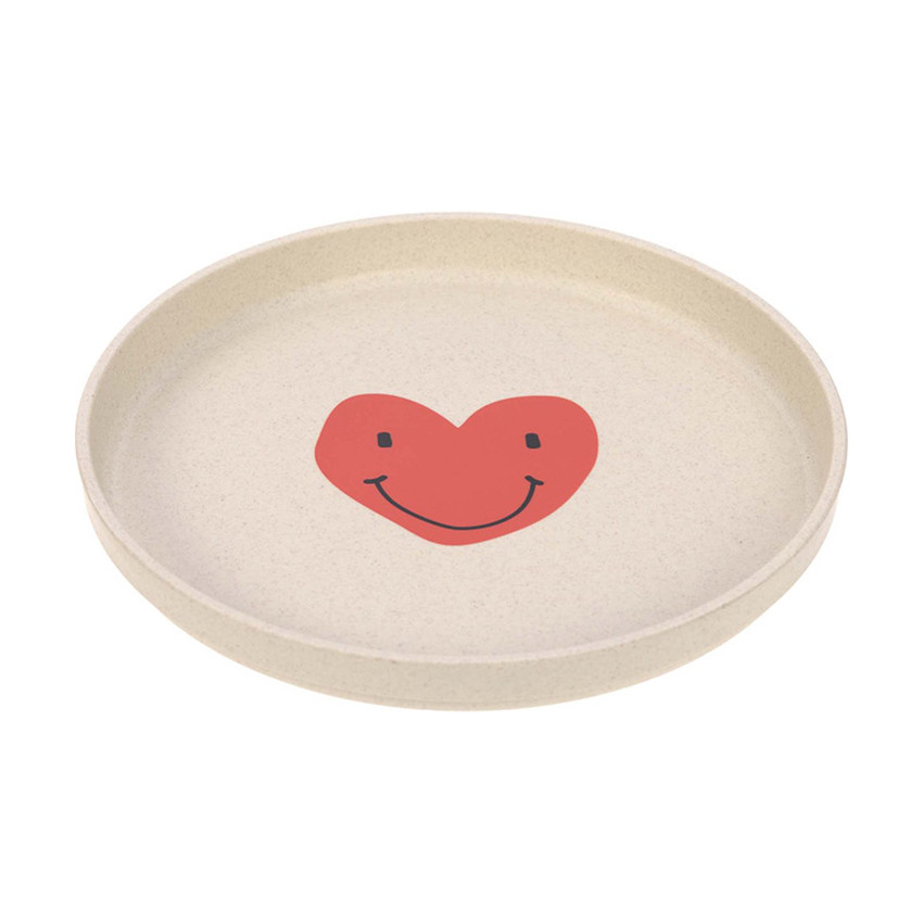 Assiette Enfants Happy Rascals Heart Lavender 