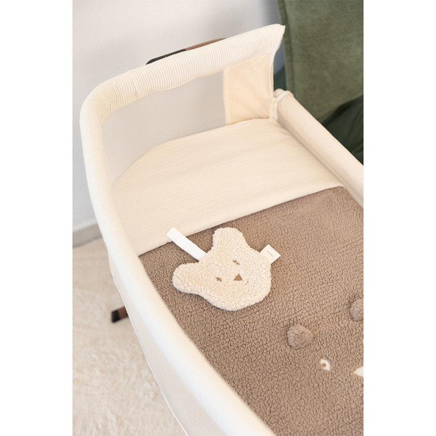 Doudou Attache-sucette Bear Cream 