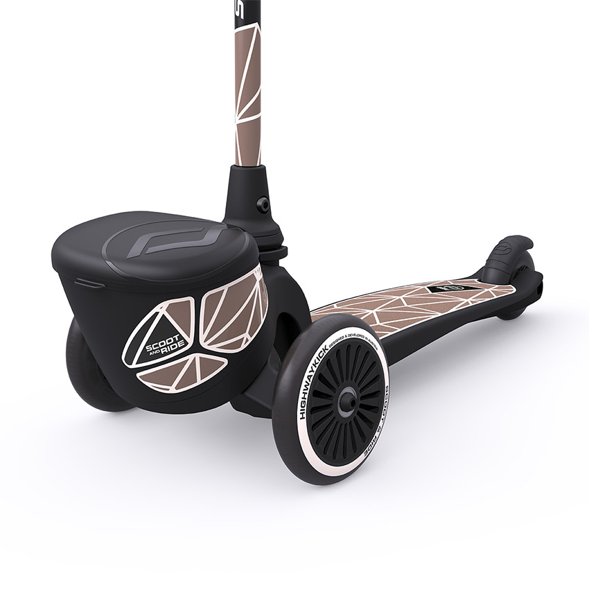TRICYCLES 1ER AGE TROTTINETTE HIGHWAYKICK 2 - BROWN LINES 