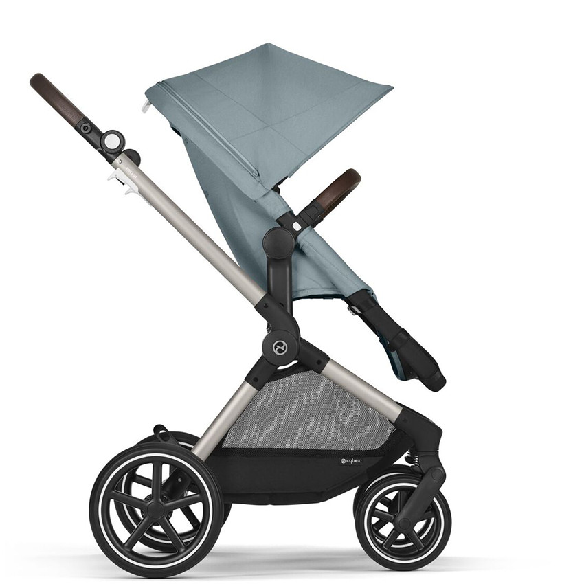 Kinderwagen Eos Lux Taupe 2-in-1 Sky Blue 