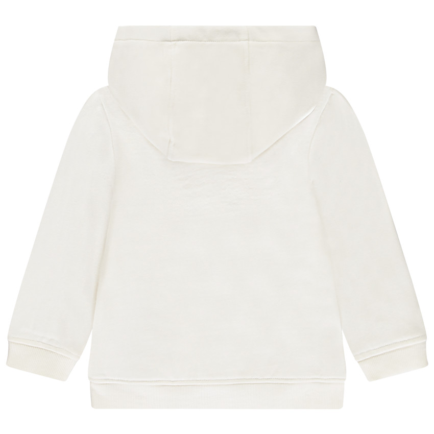 Gilet molleton à broderie papillon pour bébé fille 