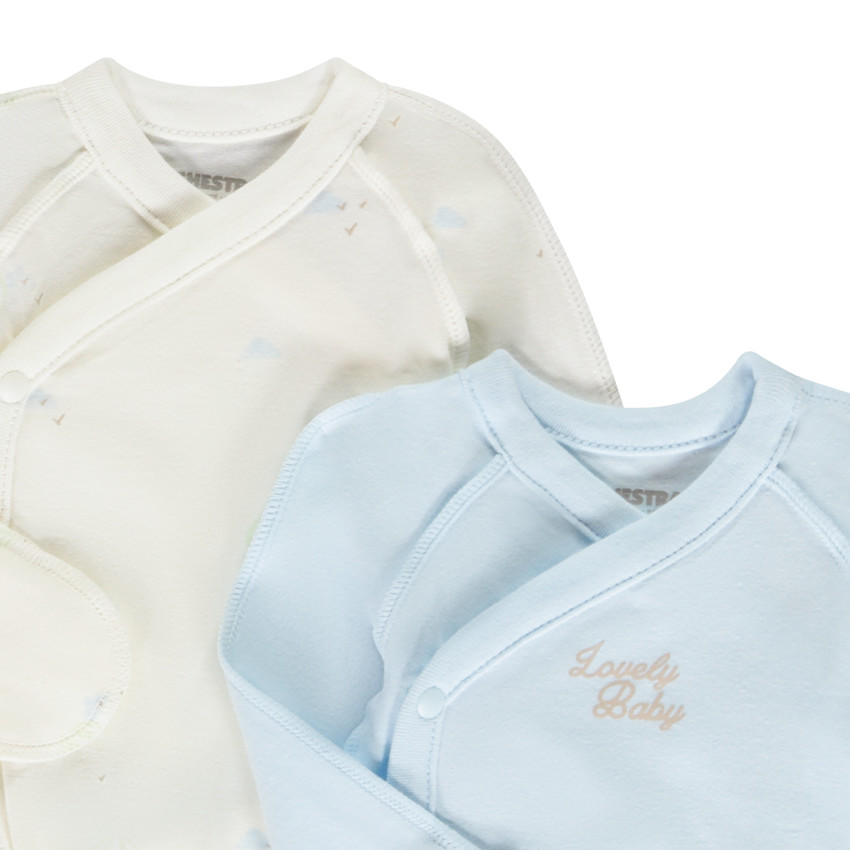 Set van 5 bodies met lange mouwen in fantasie voor premature baby